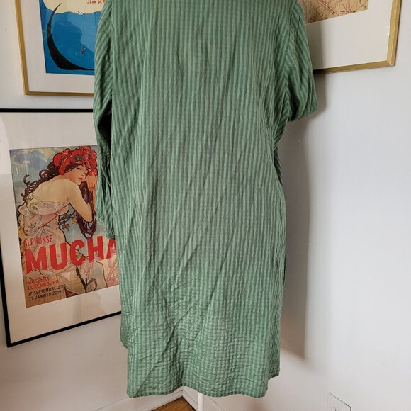 Gudrun Sjoden Green Striped Tunic - Picture 4 of 7
